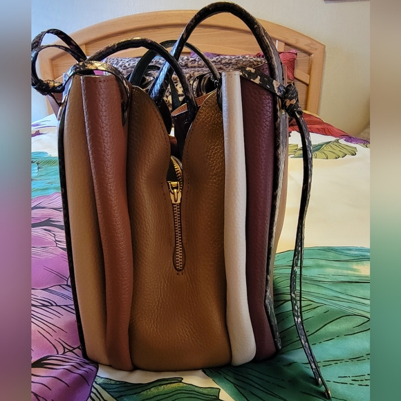 COACH Harmony Hobo in Colorblock Snakeskin - Picture 8 of 8